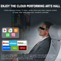 Lunettes intelligentes AR 3D VR Xreal OEM 1080p HD avec dioptrie réglable, noir/blanc, transmission de données, équipement de charge au sol, accessoire