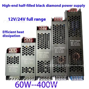 400W siêu mỏng màu Đen Kim Cương chuyển mạch cung cấp điện dẫn lái xe 12V-24V Đầu Ra <span class=keywords><strong>180V</strong></span>-240V Điện áp đầu vào <span class=keywords><strong>DC</strong></span> Tần số đầu ra 200W - Product Image 3