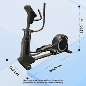 Vélo <span class=keywords><strong>elliptique</strong></span> écologique résistant à l'abrasion, design compact, idéal pour appartements, communautés, cardio, sport et salle de sport - Product Image 4
