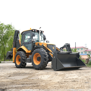 Mini-<span class=keywords><strong>tracteur</strong></span> agricole 4x4 25 CV avec avertisseur de niveau d'huile faible, rétrocaveuse et chargeur frontal, à large application - Product Image 6