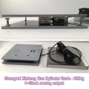 235mm X 235mm 4-20mA Plattformwaage 200 kg Digitale Waage für Gasflaschen Gewichtswaage für Halbleiteranwendungen DC 24V - Product Image 2