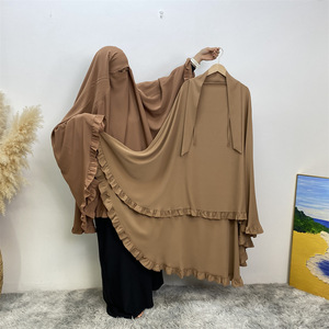 12 couleurs vibrantes doux flux couvre-chef Hijab léger tissu aéré garniture délicate visites de <span class=keywords><strong>quartier</strong></span> réserve de groupe - Product Image 4