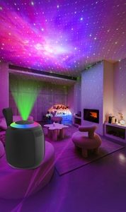 10W Portable <strong>for</strong> 5.4 <strong>Speaker</strong> with RGB Light &amp; Starry <strong>for</strong> <strong>Projector</strong> <strong>for</strong> Party Computer &amp; Mobile Phone-1800mAh Battery - Product Image 6