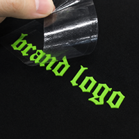 Étiquette en silicone 3D avec logo en relief, autocollant thermocollant en vinyle pour T-shirts et vêtements, étiquettes thermocollantes en caoutchouc