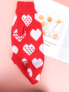 Suéter para Perro de Lujo Personalizable al por Mayor, Transpirable, Cómodo, 100% Acrílico Elástico, para Todas las Estaciones, Diseño Lindo para Cachorros - Product Image 3