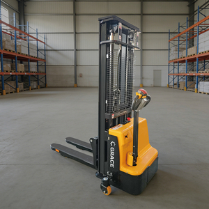 Truk Stacker Listrik 1,5 Ton, Truk Pengangkat, Truk Stacker Elektrik, Truk Pallet Listrik - Product Image 4