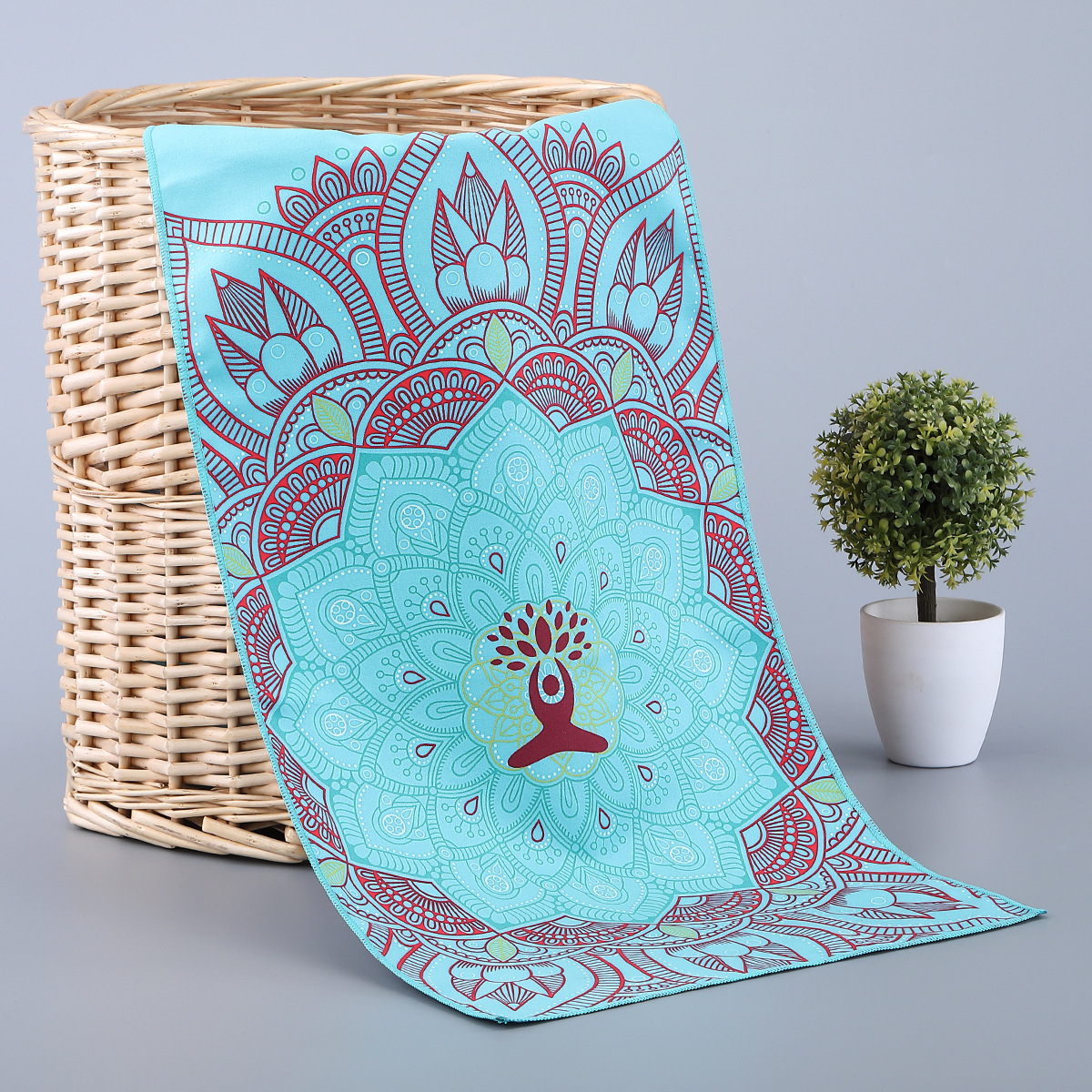 Нескользящее одеяло из микрофибры, горячее полотенце-коврик для йоги