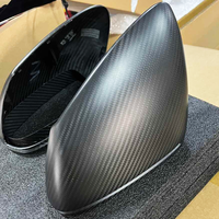 Coque de rétroviseur en fibre de carbone mate 2019-2024, coque de rétroviseur modifiée, adaptée aux 911 992