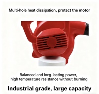 Soplador Eléctrico Portátil Mini KTA con Motor de Escobillas, Modelo 2011, 240V 60Hz, para Eliminación de Polvo en Computadoras y Hogares, Alta Potencia