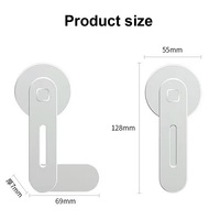 Support de téléphone magnétique réglable et fin pour ordinateur portable, clip d'extension, support universel pour téléphone portable, écran d'ordinateur