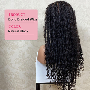 Perruque Lace Front Tressée Brun Clair pour Cheveux Remy Grade 12A, Longue Ondulation Body Wave, Baby Hair, Double Drawn, Sans Nœuds, pour Femmes Noires - Product Image 5