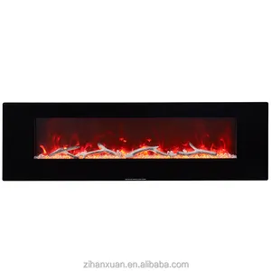 36 "42" 50 "60" 72 "Decor Vlam Moderne Decoratieve Afstandsbediening Muur Gemonteerde Led Elektrische Haarden Met Luidspreker