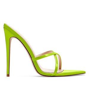 <span class=keywords><strong>Sandali</strong></span> con Tacco Alto a Stiletto a Punta con Cinturini <span class=keywords><strong>Taglia</strong></span> <span class=keywords><strong>Grande</strong></span> per Donne - Product Image 4