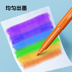 Marqueur coloré à base <span class=keywords><strong>d</strong></span>'eau <span class=keywords><strong>CARAN</strong></span> <span class=keywords><strong>D</strong></span>'<span class=keywords><strong>ACHE</strong></span> Fibralo, pointe souple, pour <span class=keywords><strong>dessin</strong></span> manuel, idéal pour étudiants et enfants, peinture artistique, lavable - Product Image 3