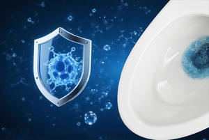 Ensemble de toilettes modernes en céramique blanche monobloc à double chasse, à poser au <span class=keywords><strong>sol</strong></span>, pour salle de bain, lavabo, hôtel ou villa - Product Image 6