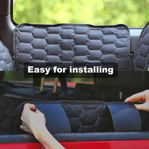 Funda impermeable para asiento de coche para perros, hamaca para camión con ventana de malla, cubierta resistente para el asiento trasero del coche, protector de asiento. - Product Image 4