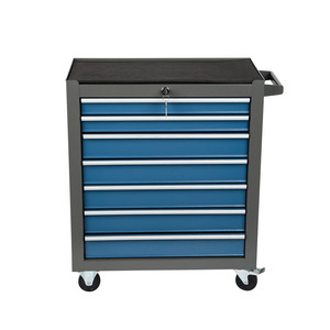 Boîte à outils en acier verrouillable à sept tiroirs pour réparation automobile, rouge, 310 pièces, pour atelier, garage, stockage, OEM, OBM pris en charge - Product Image 6