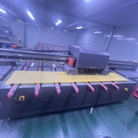 Maßgefertigtes Großformat Ultra-Klares Digital Bedrucktes Glas Fabrik Kundenspezifische Größe Muster Eisenarmes Dekoratives Gehärtetes Glaspaneel