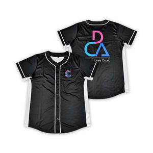 เสื้อเบสบอลเยาวชนทีมสโมสรพิมพ์ลายซับลิเมชันออกแบบได้ตามต้องการ - Product Image 1