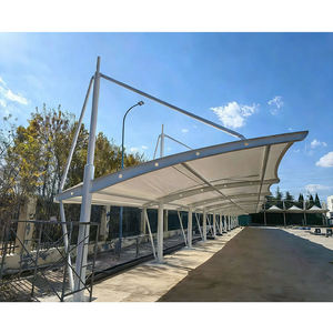 Structures en tissu préfabriquées pour parkings, auvents de stationnement en cantilever, structures tendues, abris de stationnement, hangars de stationnement - Product Image 1