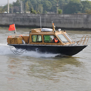 Bateau de patrouille de sauvetage en alliage d'aluminium 60-150HP personnalisé bateau de pêche de loisirs hors-bord de sécurité supérieure - Product Image 4