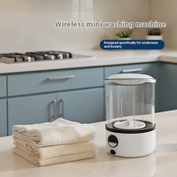 Mini-lave-linge électrique portable, nouveau design pliable pour dortoir, usage domestique, sous-vêtements et chaussettes pour bébé