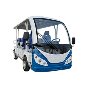 Powerful Sightseeing Bus <b>Transportation</b> Multi-Row Closed Electric Sightseeing Bus for Factory-Direct Sales Scenic Area - Product Image 6