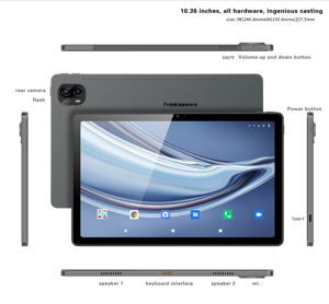 Bán buôn New 10.36 inch <span class=keywords><strong>Android</strong></span> 13.0 Octa Core máy tính bảng 6GB RAM 128GB ROM Tablet PC 4 gam USB Type-C kinh doanh chơi Game bàn phím - Product Image 2