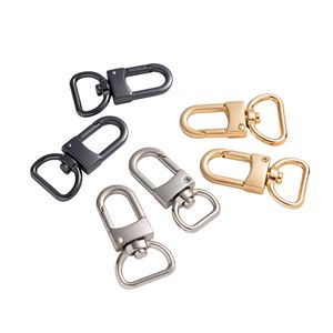 Accesorios de hardware de equipaje, abrazadera de aleación de zinc, anillo D, hebillas de bloqueo de bolsa para bolsas DIY, <span class=keywords><strong>12mm</strong></span>, 15mm, 20mm, venta al por mayor - Product Image 1