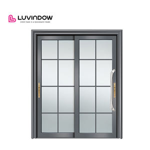 Profilé en aluminium à rupture de pont thermique, <span class=keywords><strong>porte</strong></span> coulissante de qualité, double <span class=keywords><strong>vitrage</strong></span>, <span class=keywords><strong>triple</strong></span> <span class=keywords><strong>vitrage</strong></span>, <span class=keywords><strong>porte</strong></span> coulissante sur mesure, <span class=keywords><strong>porte</strong></span> coulissante à encastrer - Product Image 5