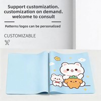 Tapis de table en silicone de qualité platine, résistant à la chaleur, pour étudiants, style occidental, modèle carré moderne avec bords