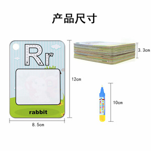 Pizarra de Dibujo Mágica Aqua Doodle Educativa para Niños, Certificada por EN71, Tarjeta Activada por Agua, Juego de Juguetes de Graffiti DIY, Cartón de 4.5 Pulgadas - Product Image 1