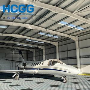 Hangars d'avions préfabriqués en structure légère d'acier, entrepôts de stockage, construction de bâtiments, installation rapide - Product Image 3