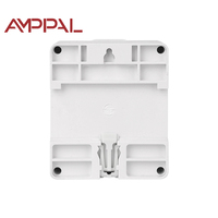 Compteur d'énergie numérique monophasé 4P sur rail DIN, affichage LCD, compteur d'électricité domestique 220V, compteur intelligent actif, classe 1.0 de précision