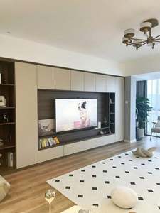Modern Luxury Wood TV <b>Cabinet</b> and <b>Living</b> <b>Room</b> <b>Wall</b> Unit New Design Home and Hotel Furniture - Product Image 2