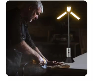 ไฟฉาย LED อเนกประสงค์สำหรับใช้งานกลางแจ้ง ชาร์จไฟได้ พกพาสะดวก ใช้เป็นโคมไฟสำหรับเต็นท์ พร้อมขาตั้งแบบยืดหดได้ มาตรฐาน IP สำหรับสร้างบรรยากาศ - Product Image 3