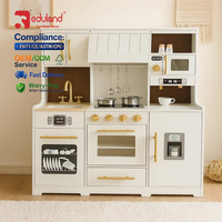 EDULAND OEM ODM - Juego de Cocina de Madera Moderno para Niños, Fabricante de Juguetes para Niños y Niñas, Cocina de Juego Multifuncional para Niños