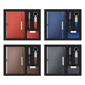 Promotional Giveaways UV Printed Custom Logo <b>Business</b> <b>Services</b> Notebook Set Pen Keychain Name Card Holder Kit for Gifts - Product Image 3