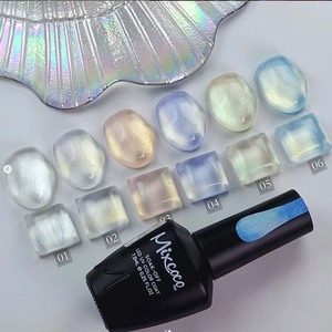 Mixcoco Smalto Gel Unghie Effetto Perla Filettato Trasparente Seta Aurora Conchiglia UV LED Soak Off Gel per Salone Ingrosso Gel Nail Art - Product Image 1