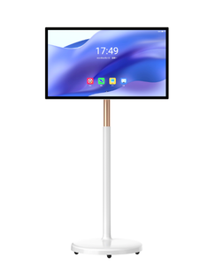 Gran oferta pantalla móvil 24 27 32 ''pantalla enrollable inteligente recargable portátil móvil Lcd tablero inteligente con cámara y ruedas - Product Image 4
