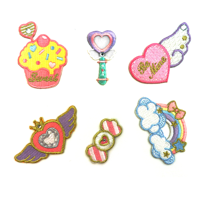 Low MOQ Large Size Holographic Iridescent High Frequency Tpu Patches ,Iron on Metallic Heat Press Custom