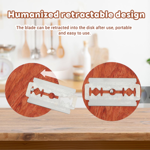 Couteau à pain en bois UFO personnalisé pour la découpe de la pâte, outil de traçage pour kit de panier à pain au levain - Product Image 3