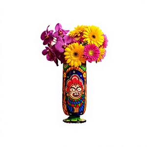 Abstract Wooden Folk ArtIdo (<b>large</b>) Eco-Friendly Indoor Living Room Tabletop Home Decor - Product Image 1