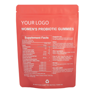 Gummie probiotiche da donna con prebiotici immuni e supporto digestivo Formula vegana sapore di mirtillo gommoso - Product Image 5