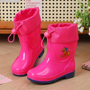 Bottes d'eau mi-tube pour enfants pour l'été gaine <span class=keywords><strong>de</strong></span> <span class=keywords><strong>pluie</strong></span> imperméable antidérapante bottes <span class=keywords><strong>de</strong></span> <span class=keywords><strong>pluie</strong></span> <span class=keywords><strong>de</strong></span> style princesse pour filles garçons chaussures pour enfants - Product Image 4