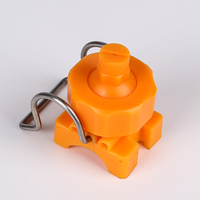 Tube de pince à billes de nettoyage réglable, en plastique, 26988mm, en forme d'éventail, buse à Clip, pour agriculture
