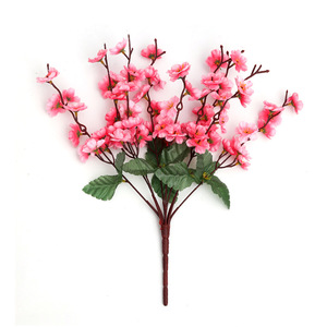 Ramas de Flores de Durazno Artificiales de 56 cm, Flor de Seda de Alta Simulación, Decoraciones para Bodas y Hogar - Product Image 4