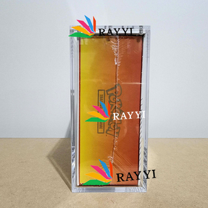 Boîte de présentation en acrylique transparente avec couvercle magnétique personnalisé RAY YI pour collection Pokémon Ultra-Premium Charizard UPC - Product Image 3