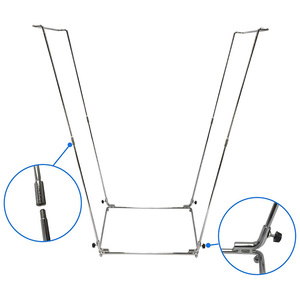 Supporto Pieghevole in <span class=keywords><strong>Metallo</strong></span> per Sacchi della Spazzatura, Telaio Portatile per Sacchi della Spazzatura da Esterno - Product Image 3