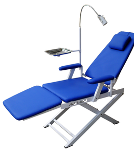 Низкая цена, Прямая продажа с завода, Мобильный складной портативный стоматологический стул, оборудование с турбиной - Product Image 5